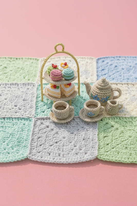 Miniature Tea Party Set Accessory Kit